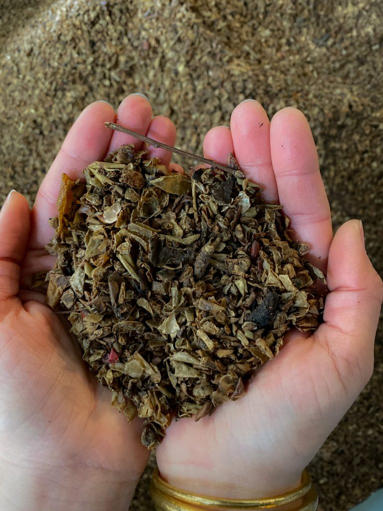 Visite des usines de fabrication de la toile végétale en Italie