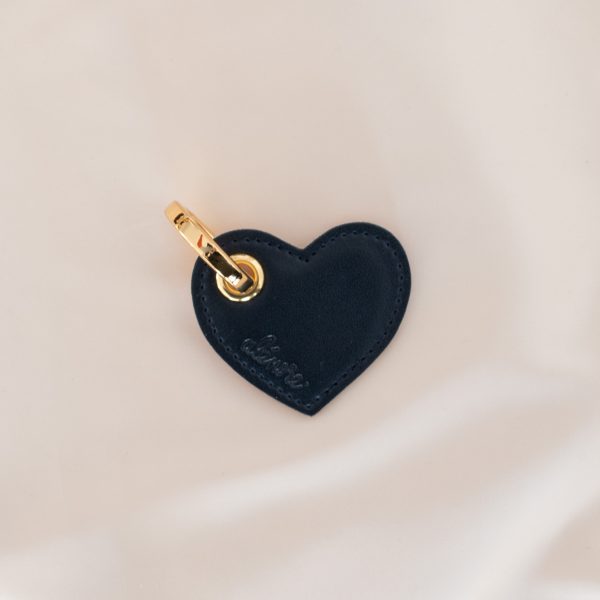 Porte-clés coeur marine