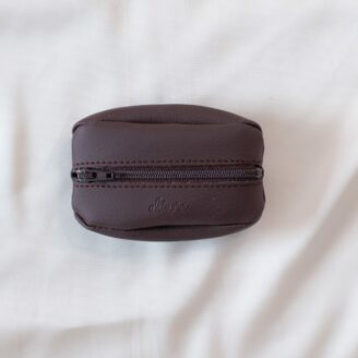 Porte-monnaie Crocus marron