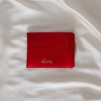 Portefeuille compact Jasmin rouge