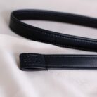 Bandoulières noir amovibles matière Alénore Maroquinerie Végane et végétale made in France