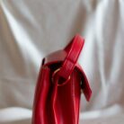 Sac Pâquerette Rouge Bandoulières amovibles matière Alénore Maroquinerie Végane et végétale made in France