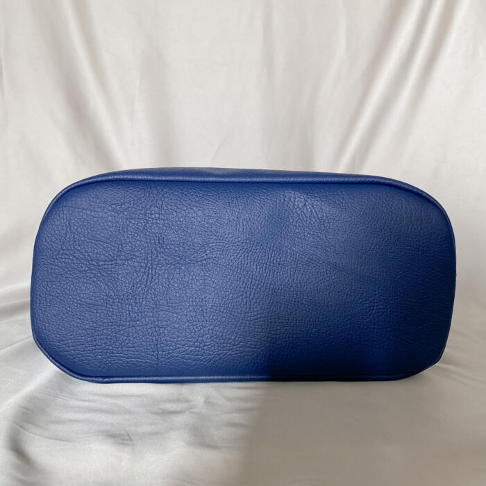 Sac Cabas Mimosa bleu marine Alénore maroquinerie végétale et végane fabriquée en France 3 Sac Cabas Mimosa bleu marine Alénore maroquinerie végétale et végane fabriquée en France 3