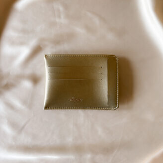 Portefeuille compact Jasmin doré