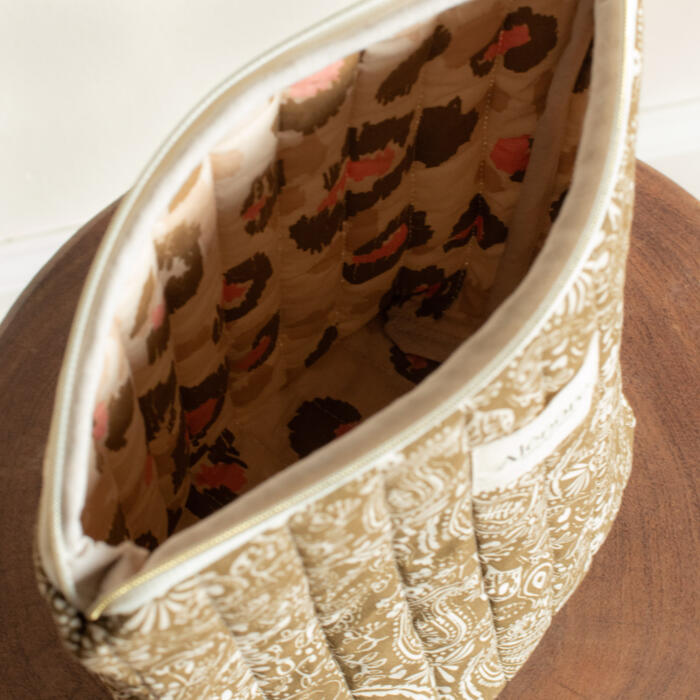 Pochette tissu Trapèze Paisley Alénore Maroquinerie Int