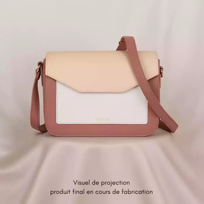 Maxi Pâquerette Vieux Rose Maxi Pâquerette Vieux Rose, sac végane en toile végétale fabriqué en France – Alénore