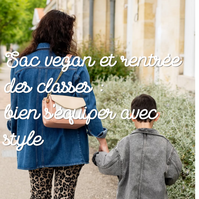 Rentrée des classes : et si on en profitait pour choisir un sac vegan plus responsable ?
