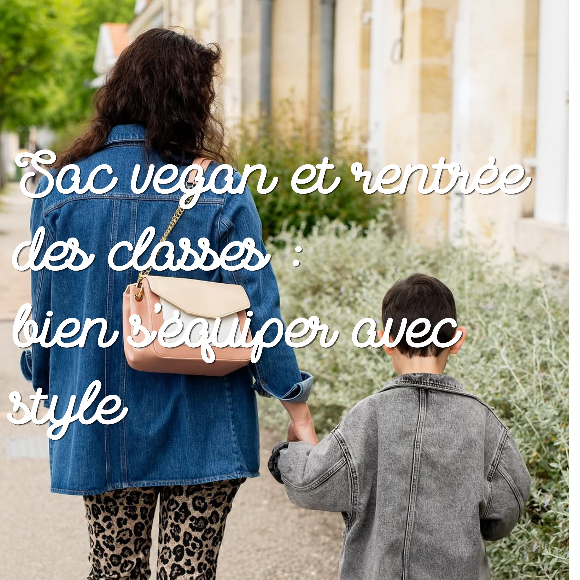 sac vegan rentrée stylée